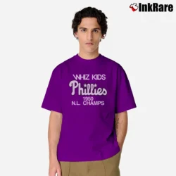 Men’s Phillies Baseball Whiz Kids Throwback Classic T-Shirt in purple | Soft, Breathable Everyday Wear