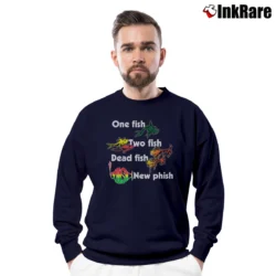 Men’s Phish And Grateful Dead Crewneck Sweatshirt in navy | Cozy Fabric, Clean Style