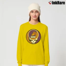 Women’s Phoenix Suns Grateful Dead Steal Your Face Basketball Long-Sleeve Top in yellow | Sleek, Versatile, All-Season