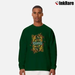 Men’s Phoenix X Men Playing Card Long-Sleeve Shirt in forest green | Sleek, Lightweight, Year-Round Wear