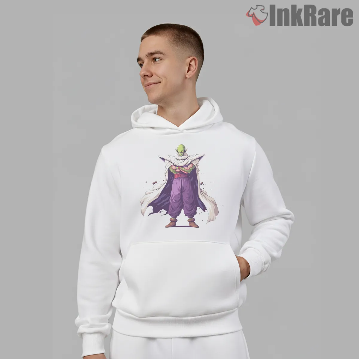 Piccolo Lone Namekian Guardian Shirt on white hoodie for men graphic tee