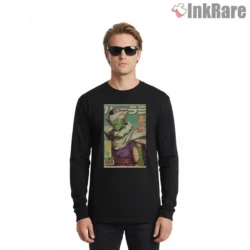 Piccolo Vintage Magazine Cover Retro Art Shirt on black long sleeve shirt for men graphic tee
