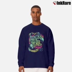 Men’s Pierce The Veil California Long-Sleeve Shirt in navy | Sleek, Lightweight, Year-Round Wear