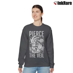 Women’s Pierce The Veil Relaxed Sweatshirt in charcoal | Soft, Laid-Back Vibe