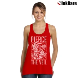 Women’s Pierce The Veil Tank Top in red | Lightweight, Movement-Friendly