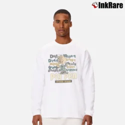 Men’s Pig Pen Grunge 90s Peanuts Long-Sleeve Shirt in white | Sleek, Lightweight, Year-Round Wear