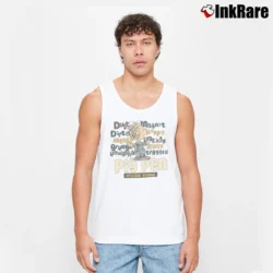 Men’s Pig Pen Grunge 90s Peanuts Tank Top in white | Breathable, Active-Friendly Design