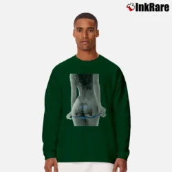 Men’s Pin Up Vw Beetle Bus Samba Graphic Long-Sleeve Shirt in forest green | Sleek, Lightweight, Year-Round Wear