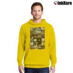 Men’s Pink Floyd Album Covers Pullover Hoodie in yellow | Cozy, Durable, Modern Fit
