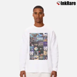 Men’s Pink Floyd Album Covers Long-Sleeve Shirt in white | Sleek, Lightweight, Year-Round Wear