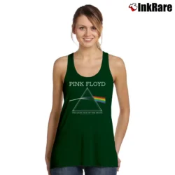 Women’s Pink Floyd The Dark Side Of The Moon Tank Top in forest green | Lightweight, Movement-Friendly