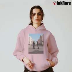 Women’s Pink Floyd Wish You Were Here Cozy Hoodie in light pink | Warm, Structured, Stylish