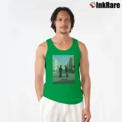 Men’s Pink Floyd Wish You Were Here Tank Top in irish green | Breathable, Active-Friendly Design