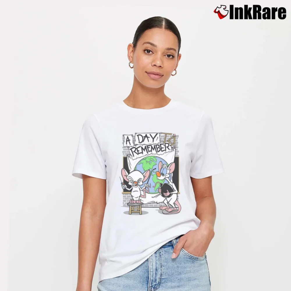 Women’s Pinky And The Brain Were Taking Over Signature T-Shirt in white | Soft, Flattering Fit