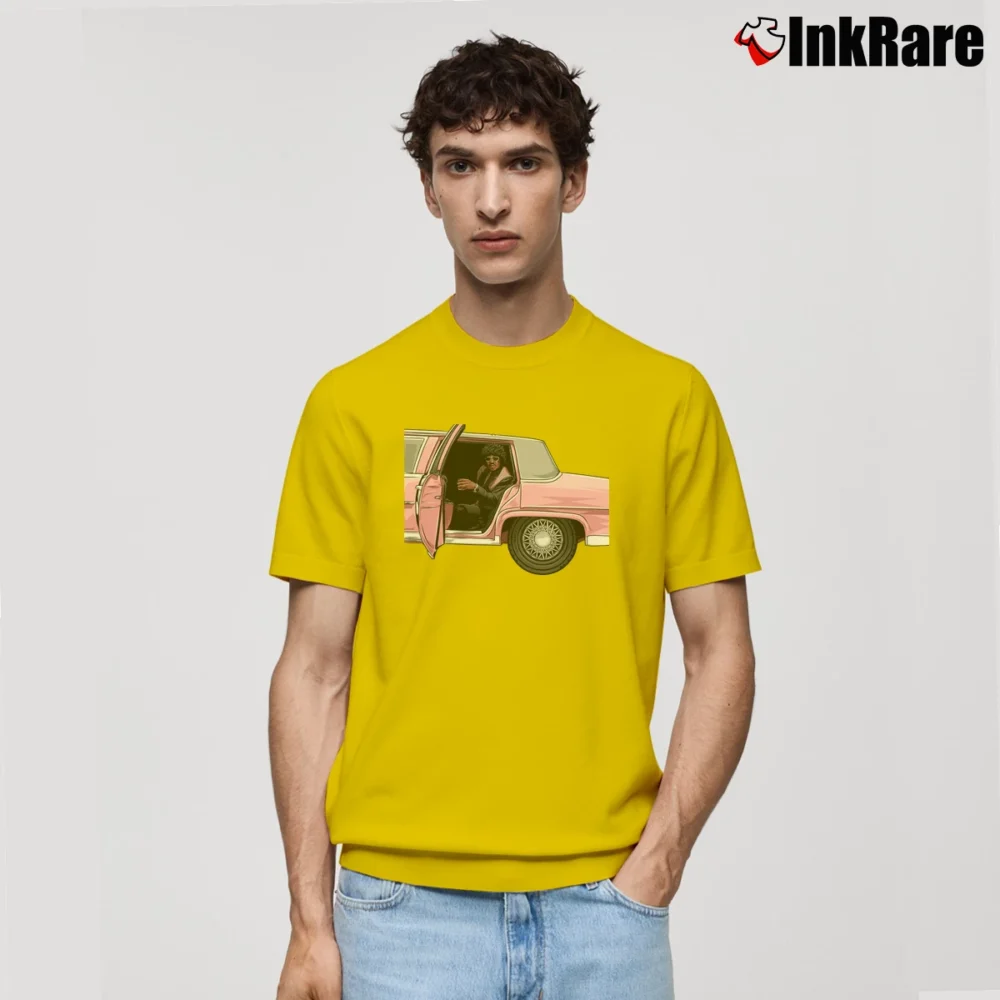 Men’s Pinky Next Friday Classic T-Shirt in yellow | Soft, Breathable Everyday Wear