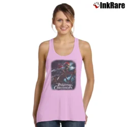 Women’s Pirates Of The Caribbean Walt Disney Movie Skeleton Tank Top in light pink | Lightweight, Movement-Friendly