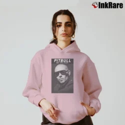 Women’s Pitbull Mr Worldwide Cozy Hoodie in light pink | Warm, Structured, Stylish