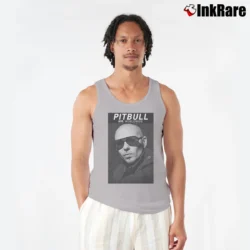 Men’s Pitbull Mr Worldwide Tank Top in sport grey | Breathable, Active-Friendly Design