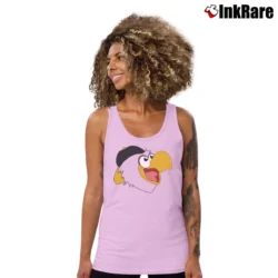 Women’s Pittsburgh Parrot Baseball Mascot Funny Tank Top in light pink | Lightweight, Movement-Friendly