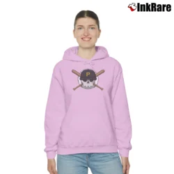 Women’s Pittsburgh Pirates Jolly Roger Cozy Hoodie in light pink | Warm, Structured, Stylish