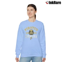 Women’s Pittsburgh Pirates MLB Star Wars Empire Crossover Relaxed Sweatshirt in light blue | Soft, Laid-Back Vibe
