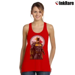 Women’s Pittsburgh Steelers Batman NFL Superhero Tank Top in red | Lightweight, Movement-Friendly