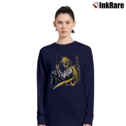 Women’s Pittsburgh Steelers Boba Fett Star Wars Football Long-Sleeve Top in navy | Sleek, Versatile, All-Season