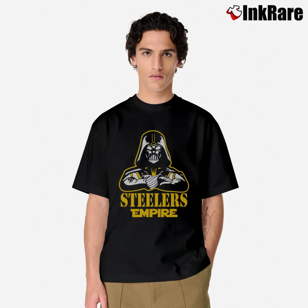 Men’s Pittsburgh Steelers Star Wars Darth Vader NFL Classic T-Shirt in black | Soft, Breathable Everyday Wear