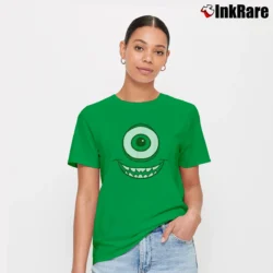 Women’s Pixar Monsters Inc Halloween Mike Wazowski Costume T-Shirt in irish green | Soft, Flattering Fit
