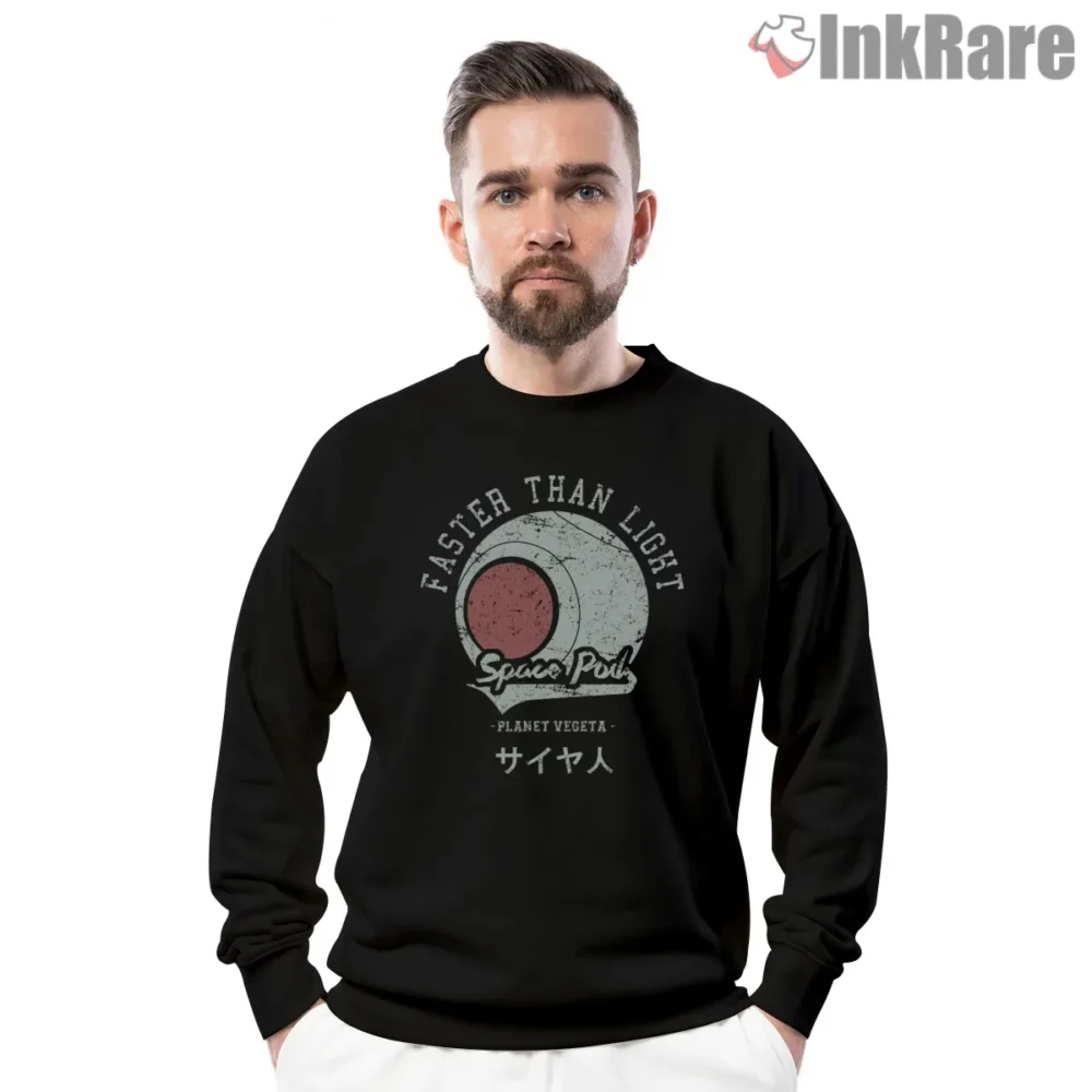 Planet Vegeta Space Pod Mission Patch Shirt on graphic shirt for men graphic tee