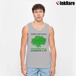 Men’s Plant Based Diet Vegan Vegetarian Love Animal Tank Top in sport grey | Breathable, Active-Friendly Design