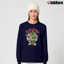 Women’s Play Ball Phillie Phanatic Baseball Fan Long-Sleeve Top in navy | Sleek, Versatile, All-Season
