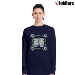 Women’s Playboi Carti Neon Tour Drug Zone Long-Sleeve Top in navy | Sleek, Versatile, All-Season