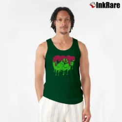 Men’s Playera Gang Gang Foo Ggf Tank Top in forest green | Breathable, Active-Friendly Design