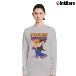 Women’s Pokemon Bootleg Rap Style Pikachu Vintage Long-Sleeve Top in sport grey | Sleek, Versatile, All-Season
