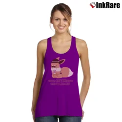 Women’s Pokemon Eevee Good EEVEEning Gentlemen Tank Top in purple | Lightweight, Movement-Friendly