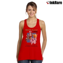 Women’s Pokemon Game Freak 1995 Retro Custom Graphic Tank Top in red | Lightweight, Movement-Friendly