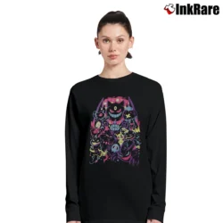 Women’s Pokemon Ghost Type Long-Sleeve Top in black | Sleek, Versatile, All-Season