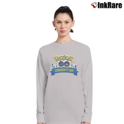 Women’s Pokemon Go Community Day Celebration Long-Sleeve Top in sport grey | Sleek, Versatile, All-Season