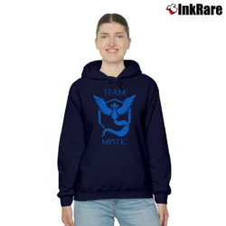 Women’s Pokemon Go Team Mystic Graphic Cozy Hoodie in navy | Warm, Structured, Stylish