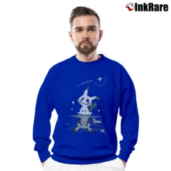Men’s Pokemon Mimikyu Character Crewneck Sweatshirt in royal blue | Cozy Fabric, Clean Style