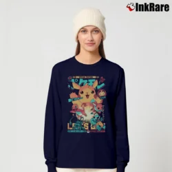 Women’s Pokemon Zone Classic Graphic Long-Sleeve Top in navy | Sleek, Versatile, All-Season