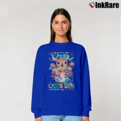 Women’s Pokemon Zone Classic Graphic Relaxed Sweatshirt in royal blue | Soft, Laid-Back Vibe