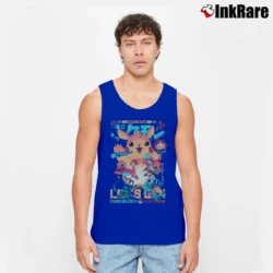 Men’s Pokemon Zone Classic Graphic Tank Top in royal blue | Breathable, Active-Friendly Design