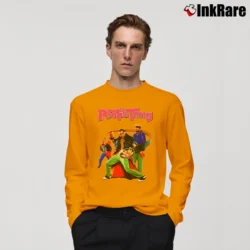 Men’s Pootie Tang Classic Long-Sleeve Shirt in orange | Sleek, Lightweight, Year-Round Wear