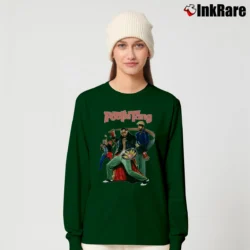 Women’s Pootie Tang Graphic Long-Sleeve Top in forest green | Sleek, Versatile, All-Season