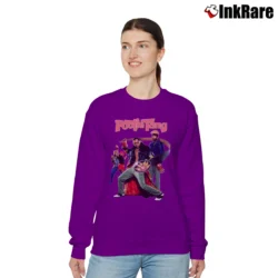 Women’s Pootie Tang Graphic Relaxed Sweatshirt in purple | Soft, Laid-Back Vibe