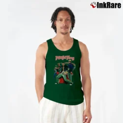 Men’s Pootie Tang Graphic Tank Top in forest green | Breathable, Active-Friendly Design