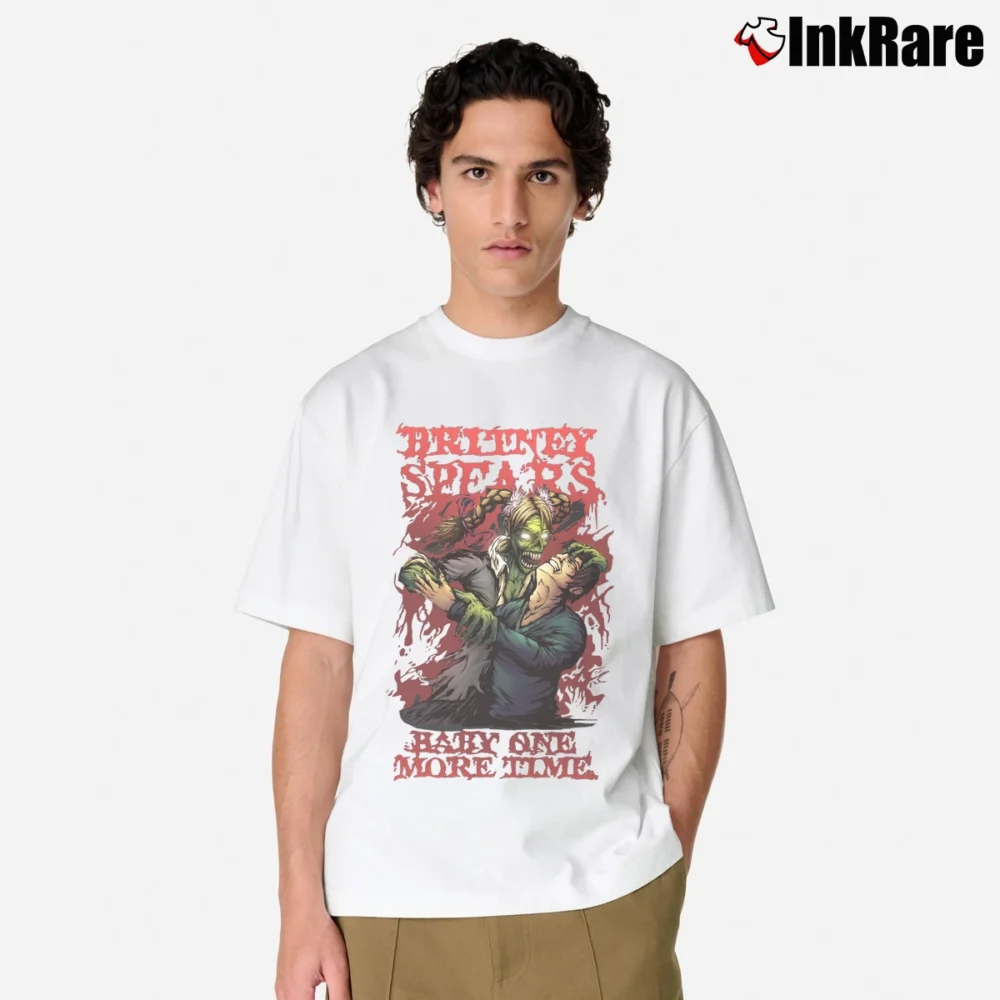 Men’s Pop Gone Metal Collection Classic T-Shirt in white | Soft, Breathable Everyday Wear