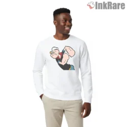 Popeye Classic Flex Pose Cartoon Shirt on graphic shirt for men graphic tee